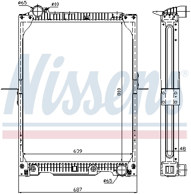 Radiator racire motor