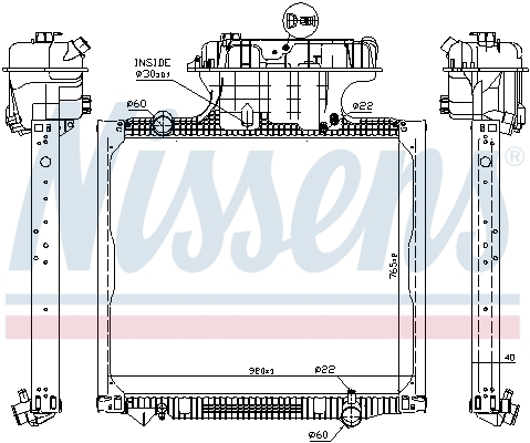 Radiator racire motor