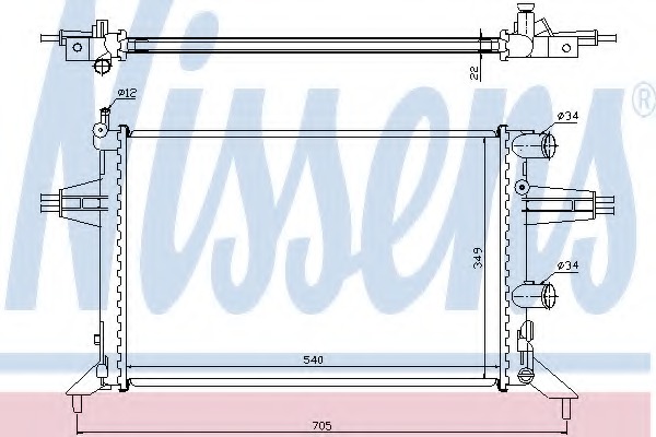 Radiator racire motor