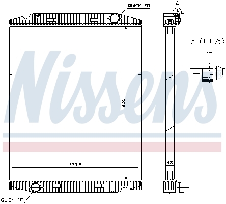 Radiator racire motor