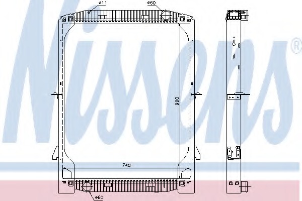 Radiator racire motor