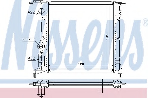 Radiator racire motor