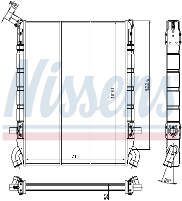 Radiator racire motor