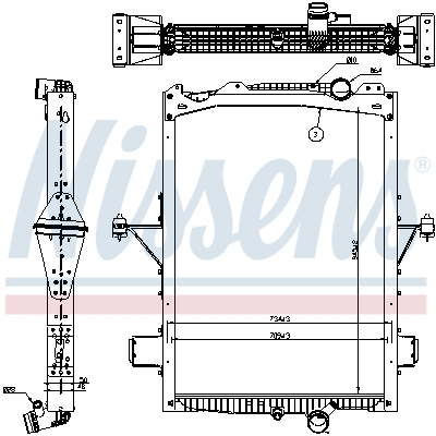 Radiator racire motor