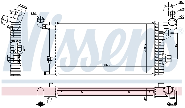 Radiator racire motor