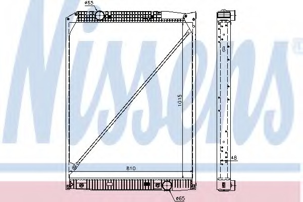 Radiator racire motor