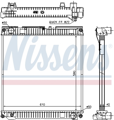 Radiator racire motor