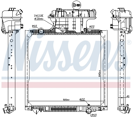 Radiator racire motor