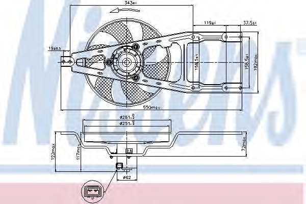 Ventilator radiator