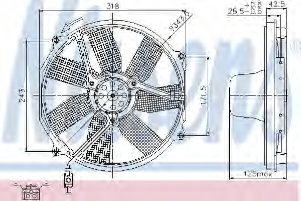 Ventilator radiator