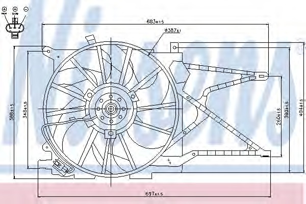 Ventilator radiator