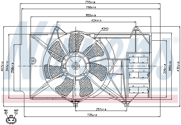 Ventilator radiator