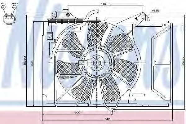 Ventilator radiator