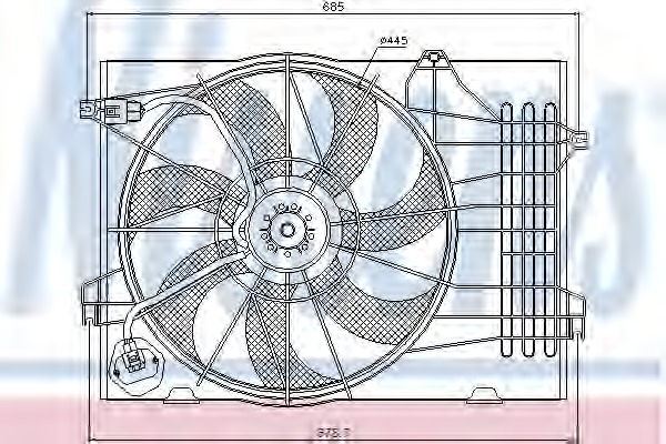 Ventilator radiator