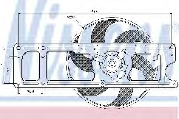 Ventilator radiator