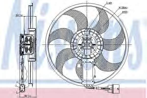 Ventilator radiator