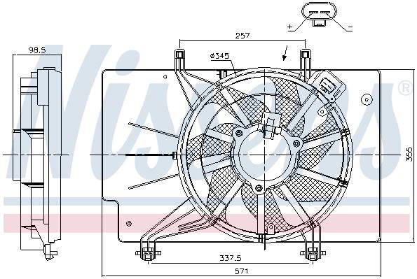 Ventilator radiator