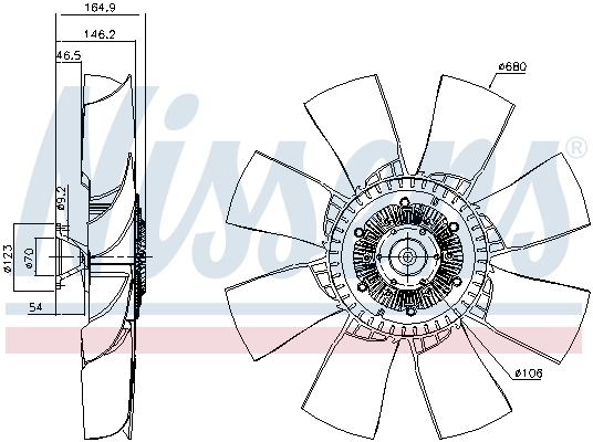 Ventilator radiator