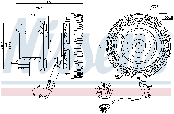 Ventilator radiator