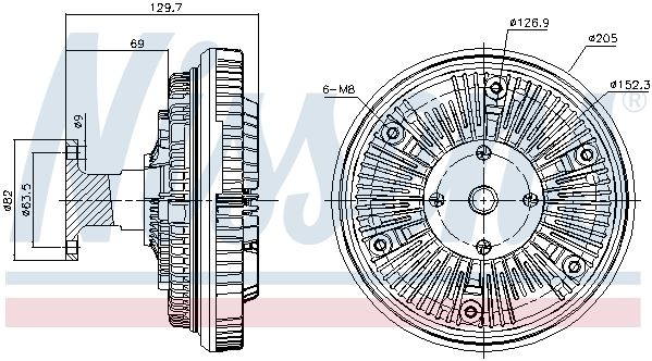 Ventilator radiator