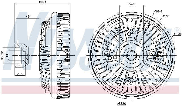 Ventilator radiator