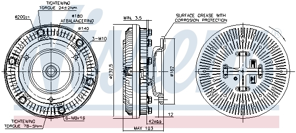 Ventilator radiator