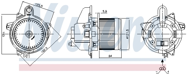 Ventilator habitaclu