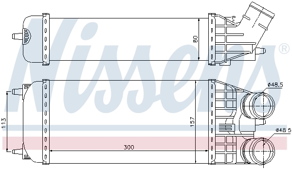 Radiator intercooler