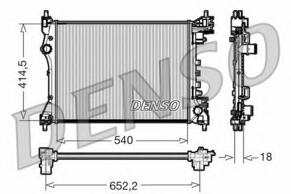 Radiator racire motor