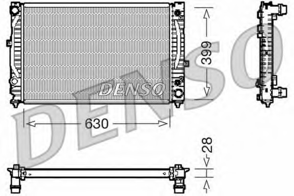 Radiator racire motor