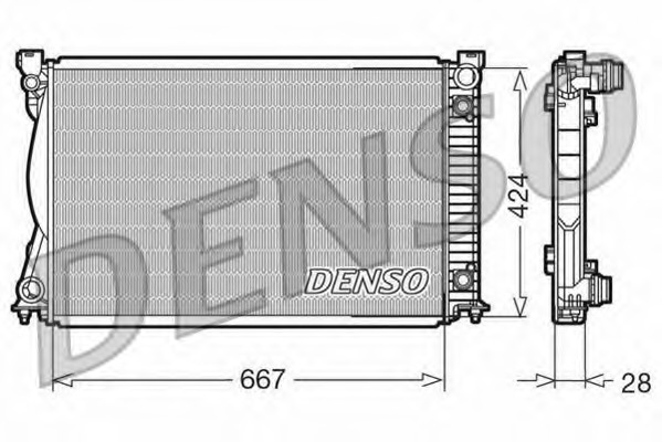 Radiator racire motor