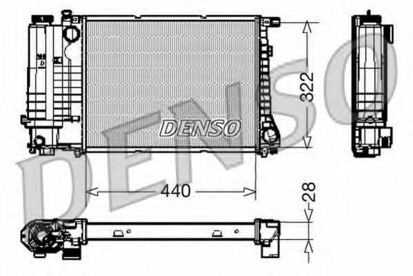 Radiator racire motor