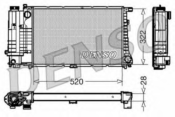 Radiator racire motor