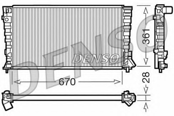 Radiator racire motor