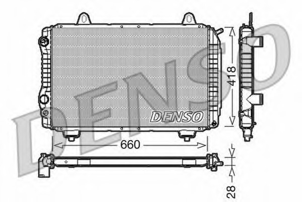 Radiator racire motor