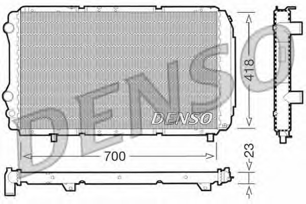 Radiator racire motor