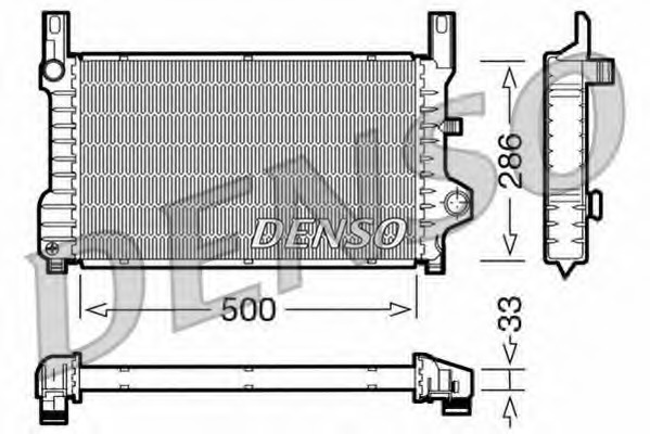 Radiator racire motor