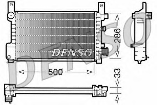 Radiator racire motor