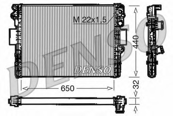 Radiator racire motor