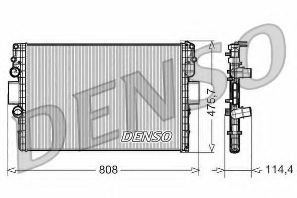 Radiator racire motor