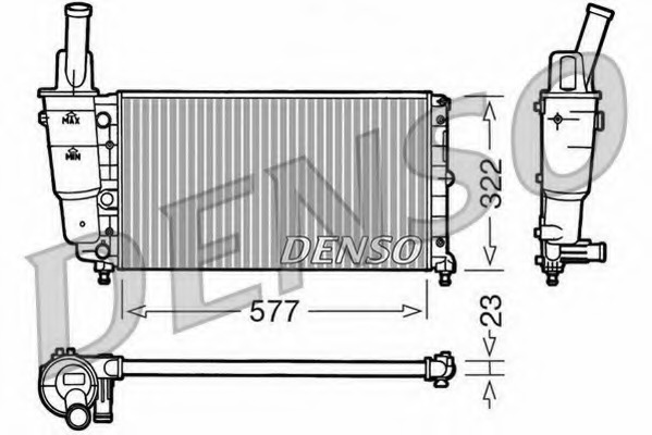 Radiator racire motor