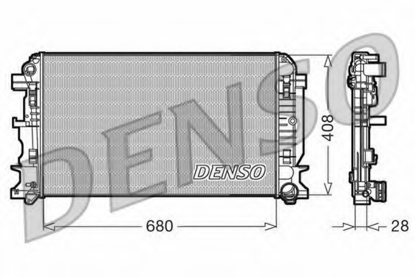 Radiator racire motor