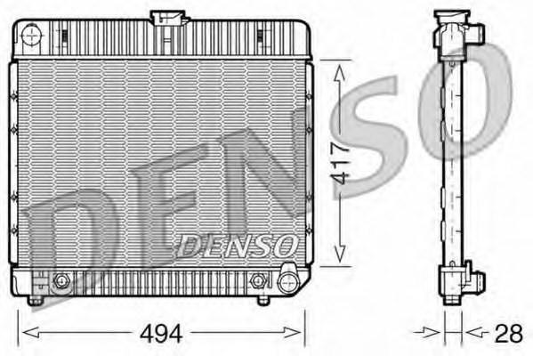 Radiator racire motor