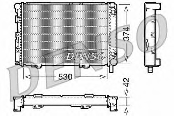 Radiator racire motor