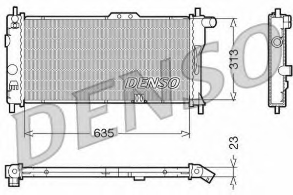 Radiator racire motor