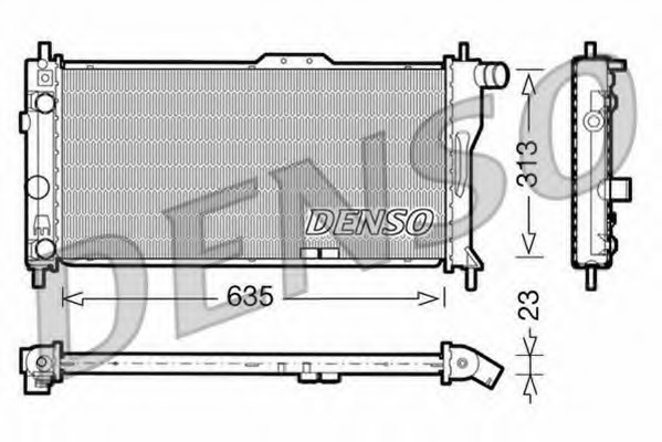 Radiator racire motor