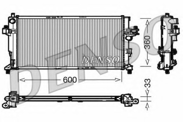 Radiator racire motor