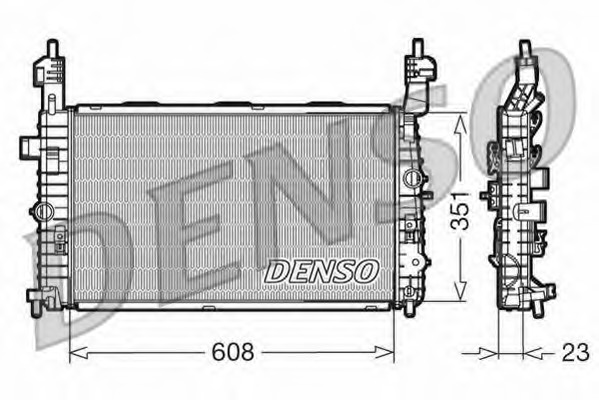 Radiator racire motor