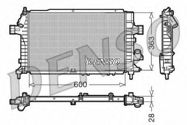 Radiator racire motor