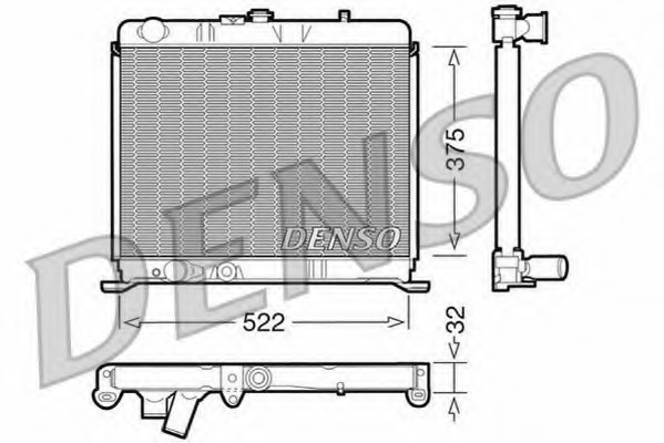 Radiator racire motor